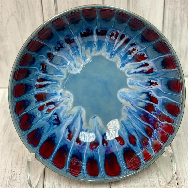 Stoneware Peacock Technique