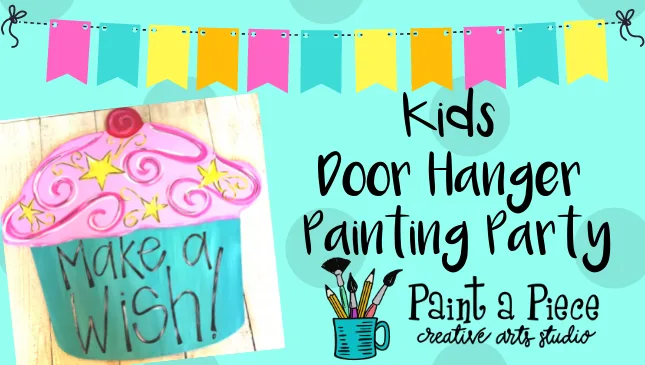 Kids Door Hanger Painting Party
