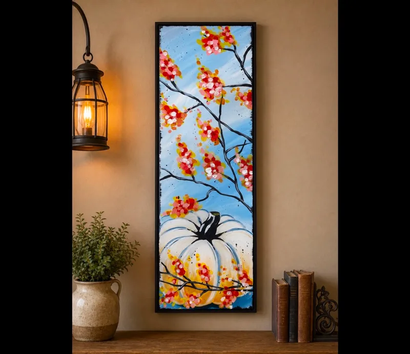 You Had Me at Merlot - Fall Pumpkin Canvas