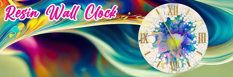 Resin Wall Clock